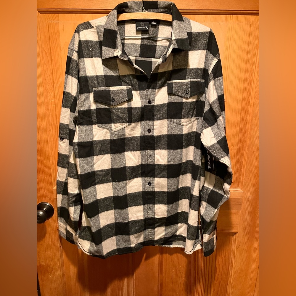 Burnside men’s xl Plaid Shirt